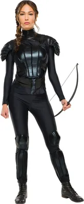 Produktbild von Hunger Games: Mockingjay - Kostüm ‘” ’"Katniss"“ - Damen BN5320 (L) (Schwarz)