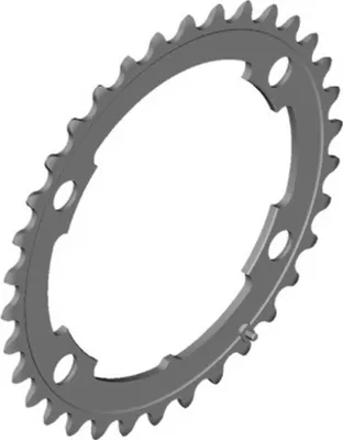Image de SHIMANO Plateau FC-RS510, 36 dents, noir - transmission précise pour vélos de course...