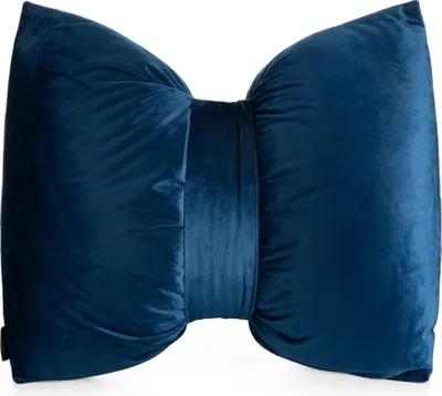 Immagine prodotto di Cuscino BOW Cuscino decorativo di Natale 45X55 cm Blu scuro