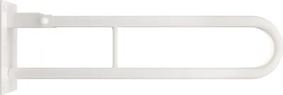 Produktbild von Aquabad klappbarer Stahl Wandstützgriff in Weiß, 50 cm