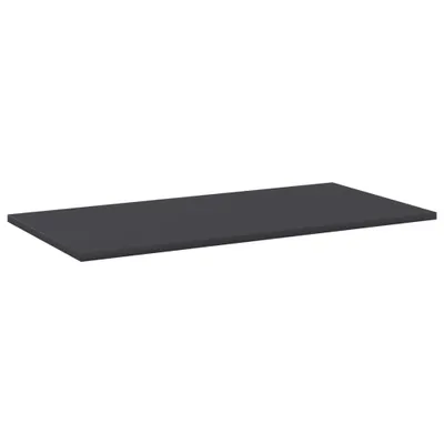 Obrázek produktu pro vidaXL Desky do knihovny 8 ks. Šedé 80x40x1,5 cm výrobek z odvozeného dřeva