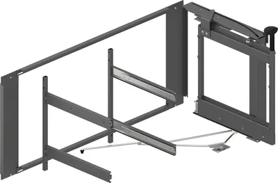 Produktbild von PEKA Eckauszug Magic Corner Comfort KB 900 mm rechts Anthrazit