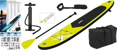 Obrázok produktu pre XQ Max Stand-up Paddle Board 285 cm Nafukovacie dosky Lime Green & Black