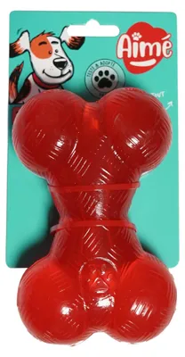 Image de Jouet à mâcher Aime pour chiens, os robuste, 14 cm