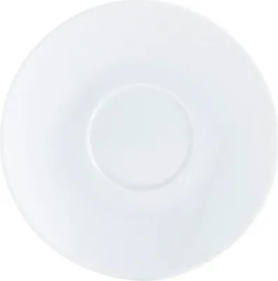 Produktbild von Teller Quid Basic Kaffee aus Keramik Weiß (12,5 cm) (Pack 12x)