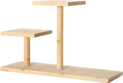 Immagine prodotto di Portavasi in bambù per interni, mini-piano d'appoggio in legno, portavasi per piante grasse, organizer da scrivania, senza vaso, 36 cm, 20 cm
