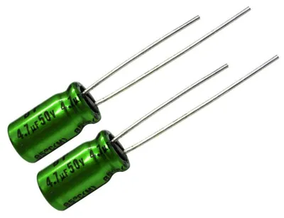 5 Stück bipolare Elkos 4,7 µF 50 V 20 % Audio
