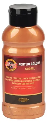 Produktbild von Acrylfarbe 500ml Tube - Bronze / 0840 -