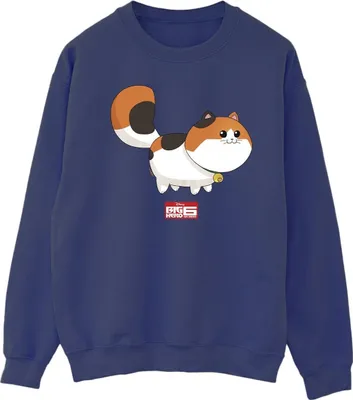 Produktbild von Disney - "Big Hero 6" Sweatshirt für Herren BI15594 (M) (Marineblau)