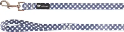 Image de Flamingo Leine Salome, gris/blanc, dimensions : 120 cm / 20 mm