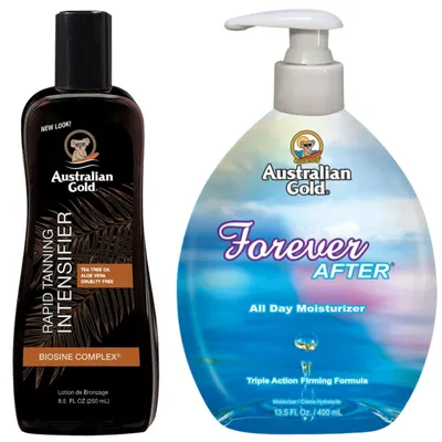 Image de Australian magnified tanning intensifier + forever after 400 ml