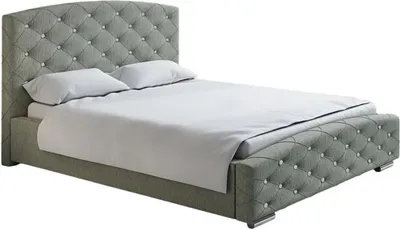 Immagine prodotto di Letto imbottito moderno Letti Struttura letto Letto matrimoniale 180x200 Grigio Letto matrimoniale