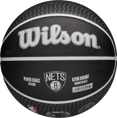 Produktbild von Wilson NBA Player Icon Kevin Durant Outdoor Ball WZ4006001XB, Basketballbälle, Unisex, Schwarz, Größe: 7