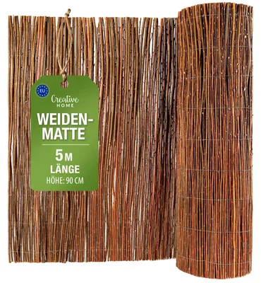 Image de Creative Home : panneau brise-vue en osier pour balcon, 90 x 500 cm (H x L)