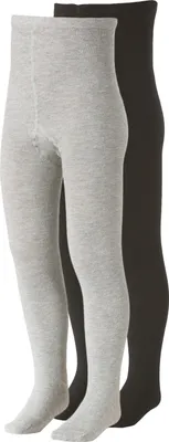 Produktbild von Cotton Prime® Strumpfhosen 4er Set für Kinder 122-128 Schwarz/Grau