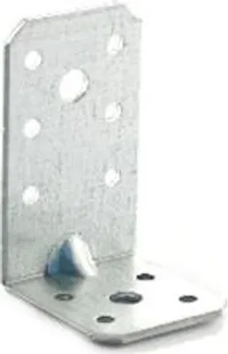 Obrázek produktu pro Úhelník s prolisem KPL7,60x40x35x2mm zinkovaný plech / balení 1 ks