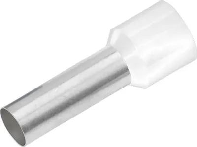 Obrázek produktu pro Cimco izolovaná koncovka vodiče 0,5 mm² x 8 mm, bílá, balení po 100 ks.