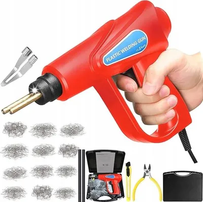 Obrázek produktu pro DAHUDTIN Svařovací přístroj na plasty v kufříku, 160 W, 220 V, 0–65 A