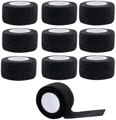 Immagine prodotto di Nastro sportivo elastico autoadesivo, 2,5 cm x 4,5 m, ideale per la fissazione di dita o per altri usi