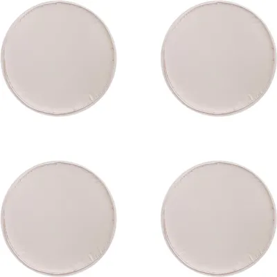 Produktbild von Omgoods – Set aus 4 waschbaren, runden Kissen für Stühle, 30 cm