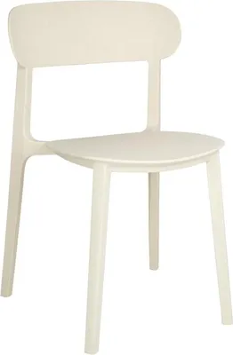 Produktbild von Bolero Stapelstuhl Eden weiß (2 Stück)