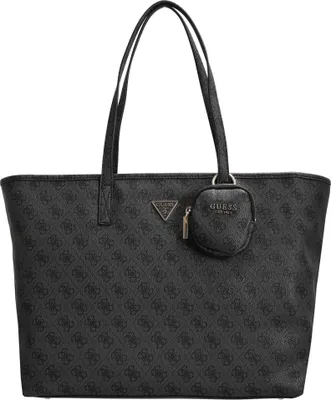 Produktbild von Guess Power Play II Shopper schwarz mit Muster 29 x 43 x 14