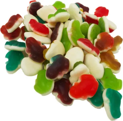 Produktbild Fruchtgummi Jelly Frösche in bunten Farben fruchtig süß halal 300g