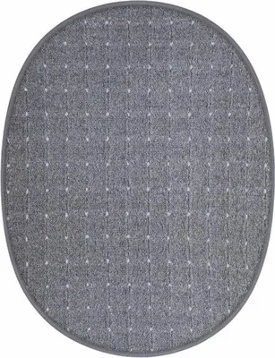 Zdjęcie produktu dla 200x300 cm Kawałek dywanu Udinese szary owalny