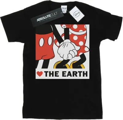 Produktbild von Disney - "Heart The Earth" T-Shirt für Damen BI36925 (M) (Schwarz)