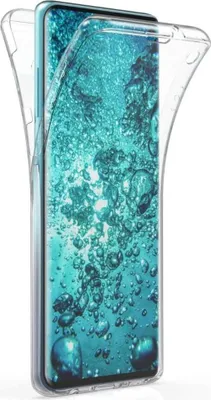 Produktbild von Full Cover Für Samsung Galaxy S20 Plus Silikon 6,7" TPU 360° Transparent Schutzhülle