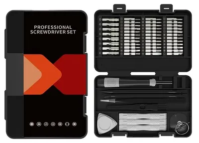Produktbild von Präzisionsschraubendreher-Set, 58 Teile, langlebiger Legierungsstahl, YS58LSDTZ