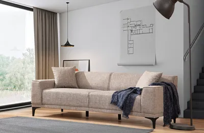 Produktbild von Hanah Home, Petra- ARE1527, Kitz, Schlafsofas, Rahmen: Buchenholz / Spanplatte
