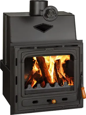 Produktbild von Kamineinsatz PRITY CM | 13,5 kW | A Effizienz | Ø150 mm | Gusseisentür | Kompakt & Robust