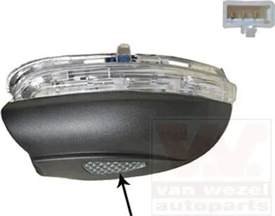 Immagine prodotto di VAN WEZEL 5863917 Indicatore di direzione Specchietto retrovisore esterno sinistro per VW GOLF VI (5K1) TOURAN (1T1, 1T2) TOURAN (1T3) Golf VI Cabrio (517)