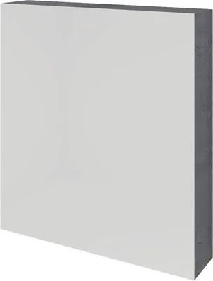 Produktbild von Spiegelschrank Sanox K-Line 60 x 13 x 70 cm black oak 1-türig