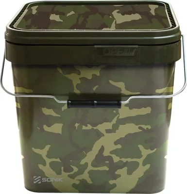 Produktbild von Sonik Camo Square Bucket 5L - Futtereimer