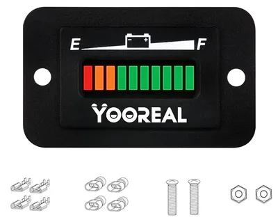 Batteriestandsanzeige 12-48V für Blei-Säure-Batterien, LED, 48V