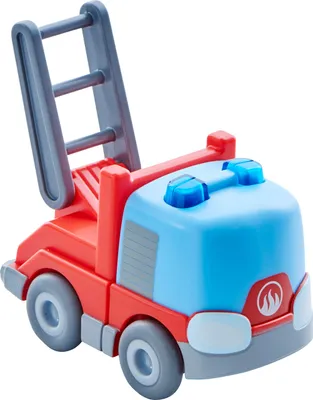 Produktbild von HABA Kugelbahn KullerbÃ ¼  - Feuerwehr-Leiterwagen, Spielfahrzeug