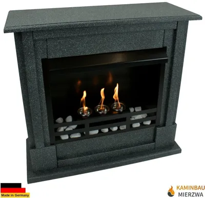 Produktbild von Ethanol und Gelkamin Kamin Modell Rafael Premium Granit Dunkel