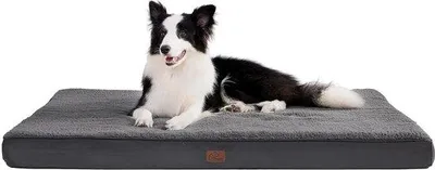Produktbild von Gesundheitsbett für mittelgroße Hunde - Wolle - Donkergrau - 91 x 69 x 76 cm