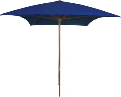 Obrázok produktu pre Maison Exclusive – slnečník s drevenou tyčou 200 x 300 cm, modrý