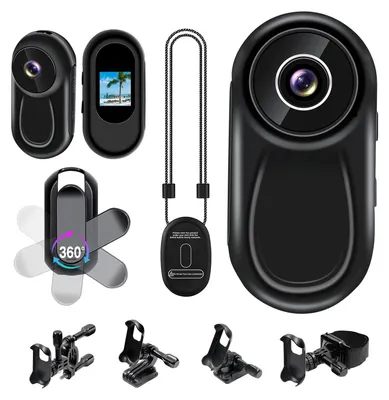 Zdjęcie produktu dla Mini kamera, rozdzielczość 1080P HD i szeroki kąt widzenia 120°, czas nagrywania: 160 minut