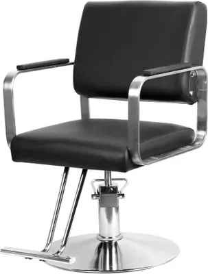 Obrázek produktu pro Kadeřnické křeslo, výškově nastavitelné, ergonomický design, černé