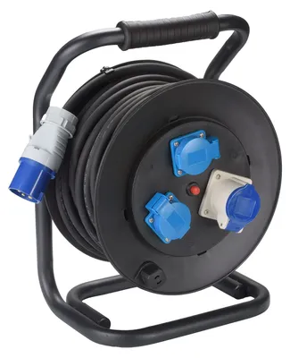 Immagine prodotto di VIVanco™Prolunga Multipresa CEE IP44, Spina CEE Su Presa CEE E 2X Prese Schuko, 25 M