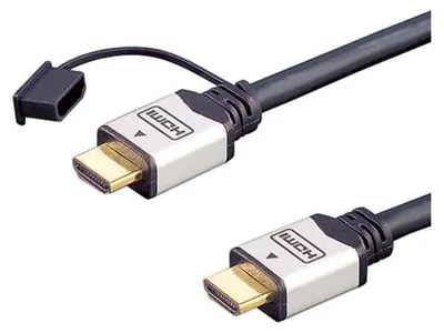 Productafbeelding van e+p HDMI 401, 2 meter, HDMI Type A (standaard), HDMI Type A (standaard), Zwart