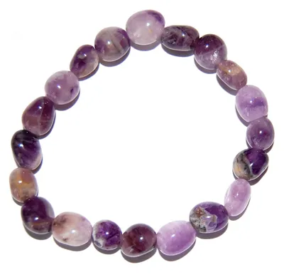 Produktbild von Edelstein-Armband Amethyst. Nuggets, Größe 10 x 12 mm