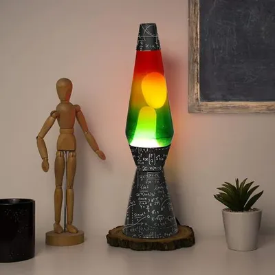 Image de Lampe à Lave en verre MATEMATIK