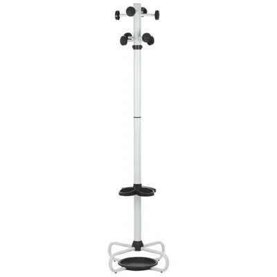 Immagine prodotto di Attaccapanni in metallo WML-1 - per casa, ufficio, ristorante, hotel, altezza 173 cm, bianco