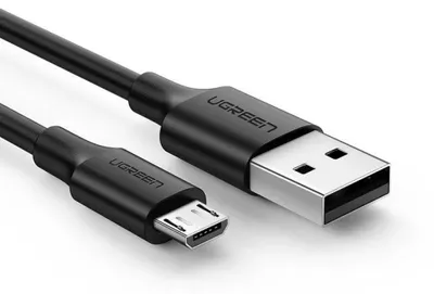 Produktbild von Ugreen UG-60136, 1 m, USB A, Micro-USB A, USB 2.0, Schwarz