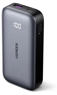 Produktbild von Tragbarer Akku Powerbank 10.000 mAh, 30 W, MINI PB502 UGREEN - GRAU